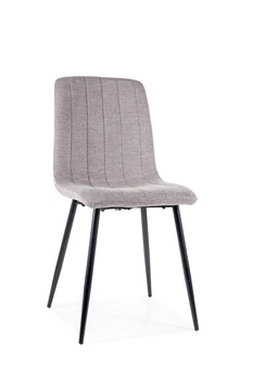 Стул ALAN BREGO Черный каркас / Серый 07 ALANBRCSZ Signal