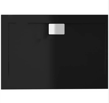 Душевой поддон Polimat VEGAR черный 120 x 80 х 4,5/1,5 см