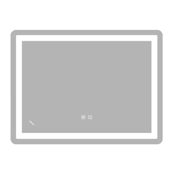 Зеркало Zerix Sansa MR01-80x60-REVERSE с LED Touch, Anti-fog