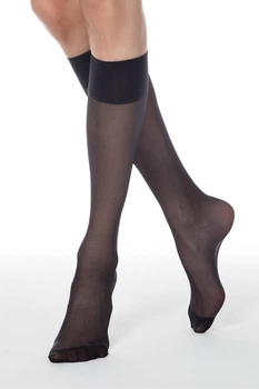 Гольфы, 40 den, 2 штуки Conte Elegant 36-39 Черный (130668)