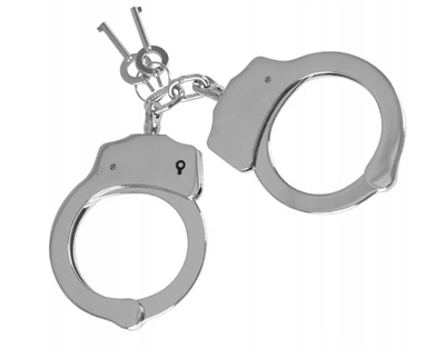 Сталеві наручники MFH POLICE з подвійним замком (Al3)