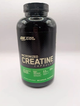 Креатин для набора мышечной массы Optimum Nutrition Micronized Creatine 300 капсул