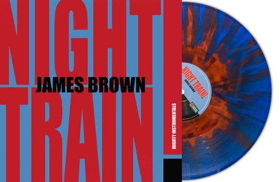 Вінілова платівка James Brown – Night Train! (Mighty Instrumentals) ( Numbered, Blue Splatter Vinyl)