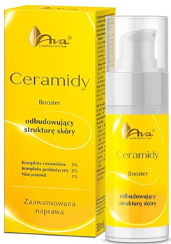 Booster na twarz Ava Laboratorium Ceramidy odbudowujący strukturę skóry 30 ml (5905538550599)