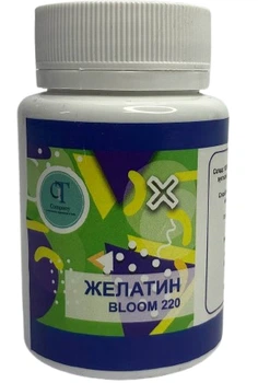 Желатин BLOOM - 220 Trobas (50 г)