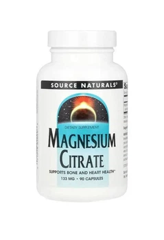 Магній цитрат, Magnesium Citrate, Source Naturals, 90 капсул