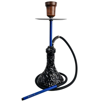 Кальян Gramm Hookah Solo Blue (Crystal Black)