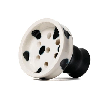 Чаша для кальянa Vantablack Wave White
