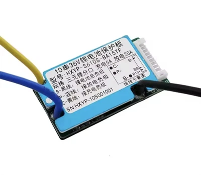 BMS плата 10S Li-ion 36V 20А