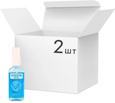 Упаковка антисептика для рук Manorm Aquamarine 2 шт. х 50 мл (ROZ6206101499)