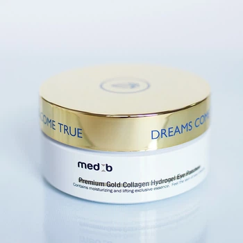 Гидрогелевые патчи c золотом и коллагеном Med B Premium Gold Collagen Hydrogel Eye Patches 60 шт