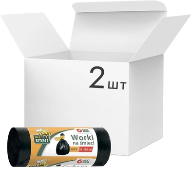 Упаковка мішків для сміття Bee Smart Bin Liner 35 л 2 шт. по 50 мішків (5900942242306)