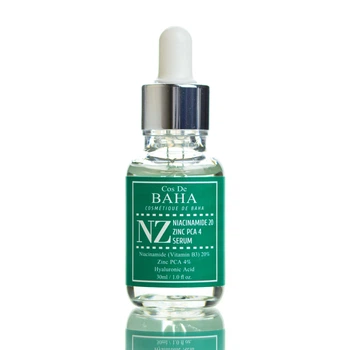 Сыворотка с ниацинамидом и цинком Cos De Baha Niacinamide 20% + Zinc 4% Serum NZ 30 мл