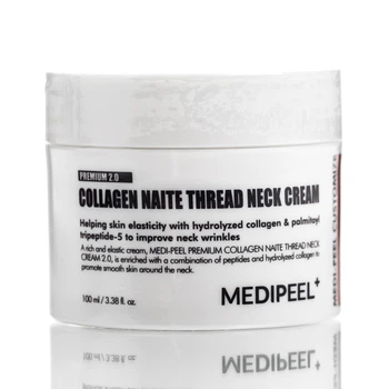 Антивозрастной подтягивающий крем для шеи с пептидами MEDI-PEEL Premium Collagen Thread Neck Cream 100 мл
