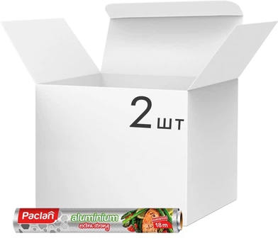 Упаковка фольги алюмінієвої Paclan 18 м 2 шт. (5900942137695)