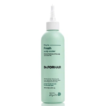 Освіжаюча маска-пілінг для очищення шкіри голови Dr. FORHAIR Phyto Fresh Scalp Scaler (200 мл)