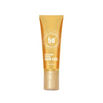 Легкий освежающий солнцезащитный гель с гиалуроновой кислотой Deoproce Hyaluronic Cooling Sun Gel SPF50 PA+++ 50 мл