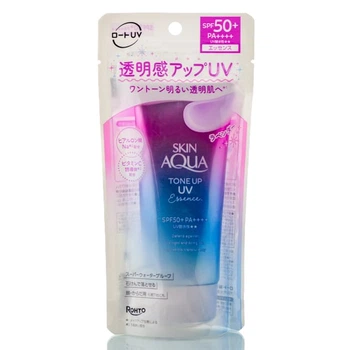 Солнцезащитный крем с тонирующим эффектом ROHTO Skin Aqua SPF50+ PA+++ 80 мл