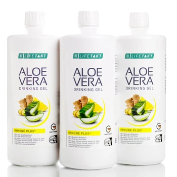 Питний Гель Алое Віра Імбир для імунітету LR Aloe Vera Immune Plus (3*1000 мл)