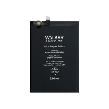 Аккумулятор WALKER Professional для Xiaomi BN53 Redmi Note 9 Pro, Redmi Note 10 Pro (5020mAh)