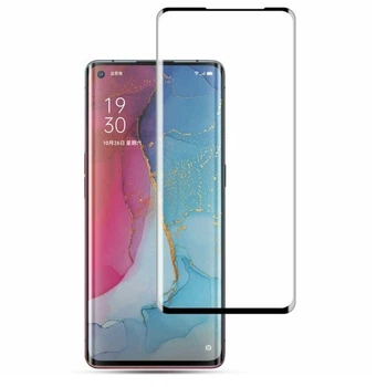 Защитное стекло LUX EDGE для OnePlus 8 полная проклейка с закругленными краями черный