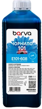Чернила Barva для Epson 101 Special Water Soluble 1 л Cyan (E101-608)