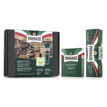 Набір для гоління Proraso Duo Pack Tube + Lotion Refreshing
