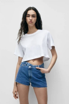 Шорти Pull & Bear синій QXQNA749 42