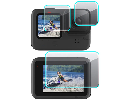 Захисне скло для GoPro Hero 12 Black, набір захисного скла для екрану та об'єктиву камери GoPro Го Про
