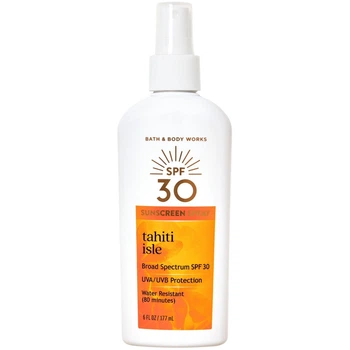 Солнцезащитный спрей Bath & Body Works Tahiti Isle Spray SPF30 177 мл