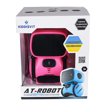 Інтерактивний робот AT-Robot з голосовим керуванням рожевий AT001-04-UKR