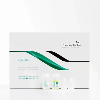 Терапия во флаконах для жирной кожи головы Nubea Equisebo №1 х 6шт №2 х 6шт