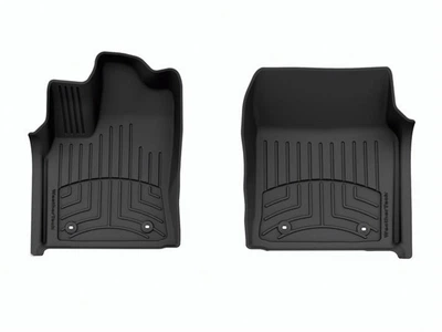 Автомобильные коврики в салон Weathertech на Toyota Sequoia 23- передние черные Тойота Секвоя WT0033754