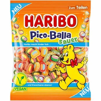 Цукерки желейні Haribo Pico-Balla Sauer - 160 g