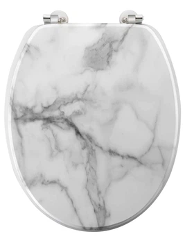 Deska sedesowa Douceur d'interieur MARBRE MDF 37.5 x 47 cm (3574388022314)