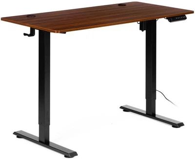 Комп'ютерний стіл ModernHome by Multistore електричне регулювання 120 x 60 Чорно-коричневий (JNI-D45A-1-5)