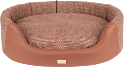 Лежак для собак Amiplay Milano Elipsów S Мідний (5907563310575)