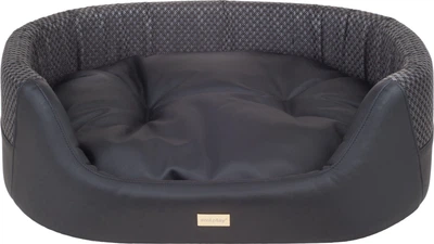 Лежак для собак Amiplay Morgan Elipsów 2 в 1 M Чорний (5907563239883)