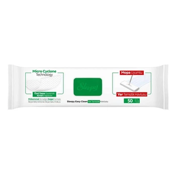 Влажные салфетки для пола Sleepy Easy Clean White Soap 50 шт.