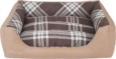 Диван для собак Amiplay Kent ZipClean 4 в 1 M Бежевий (5907563232495)