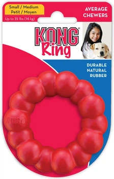 Zabawka dla psów Kong Ring S / M Czerwona (35585356105)