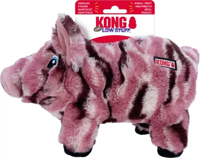 Maskotka dla psów Kong Low Stuff Stripes Pig M (35585499598)