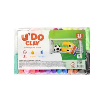 Набор для творчества "uʼdo Clay" 28 брикетов