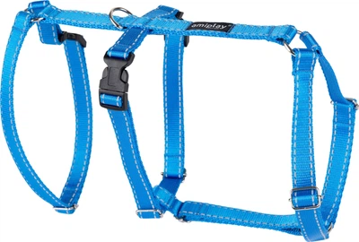 Szelki regulowane dla psów Amiplay Reflective Safety L Niebieskie (5907563306554)