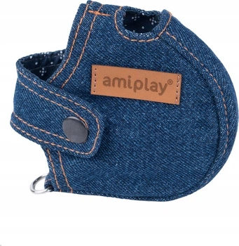 Obudowa na smycz automatyczną Amiplay Denim L Granatowa (5907563275010)