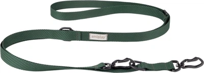 Smycz regulowana dla psów Amiplay Midnight 6 w 1 S 125 - 250 cm Zieleń (5907563317451)
