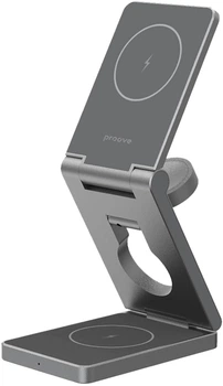 Беспроводной ЗП Proove Titan Volt 3 in 1 Gray (557720010)