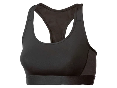 Спортивный топ борцовка для женщины Crivit LYCRA® 381638 S Черный