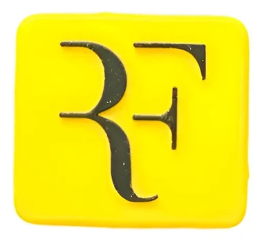 Жовто-чорний віброгасник для тенісної ракетки RF (Roger Federer)