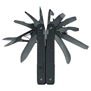 Мультитул Victorinox Swisstool MXBS (115мм, 26 функцій), з нейлоновим чохлом, чорний 3.0326.M3N